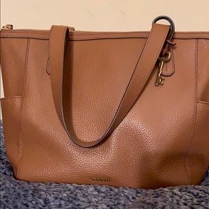 Brown fossil bag
